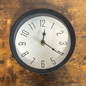 Classic Black Wall Clock